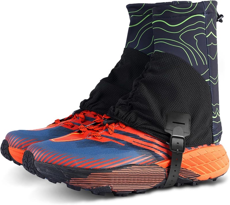 EOJDDPA Trail Gaiters, Low Shoes Gaiters, Boots Breathable, Boots Gators for Running, Gators for Hiking Boots, Gaiters for Hiking Men Women, Fit Shoe US 5-9 - Image 1